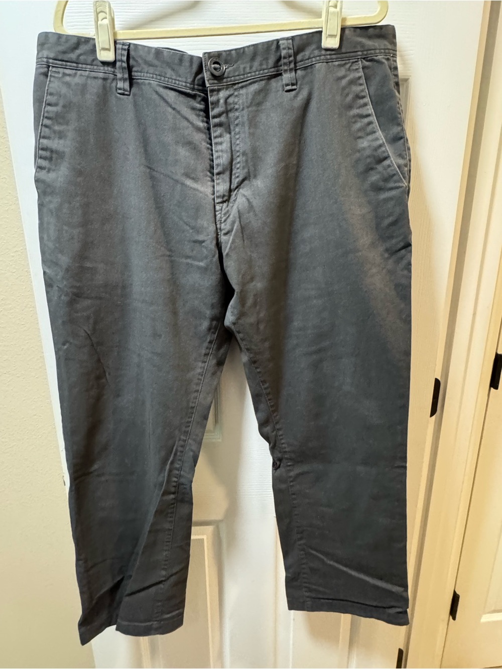 Men's Volcom Casual Gray Chino Pants 40x29